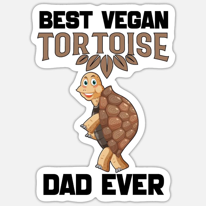 Turtle - Sticker size S (10 x 10 cm) - white matte