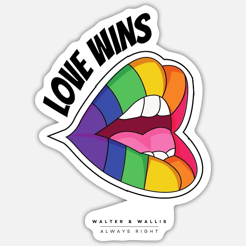 Walter & Wallis - Pop Art 4 Sticker size S (10 x 10 cm)