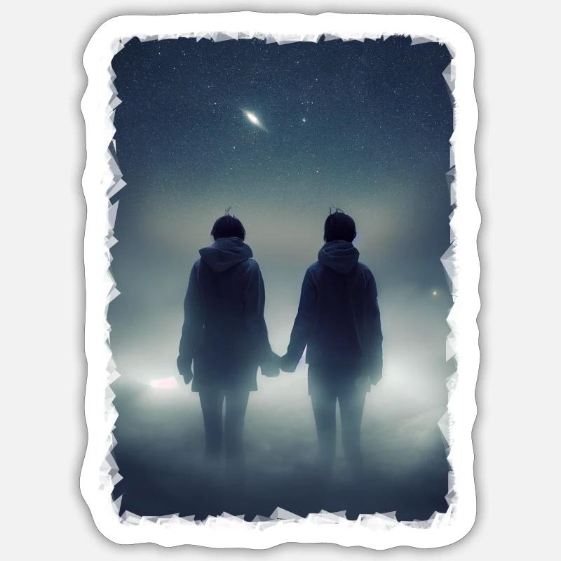 Freundschaft Sticker Größe S (10 x 10 cm)