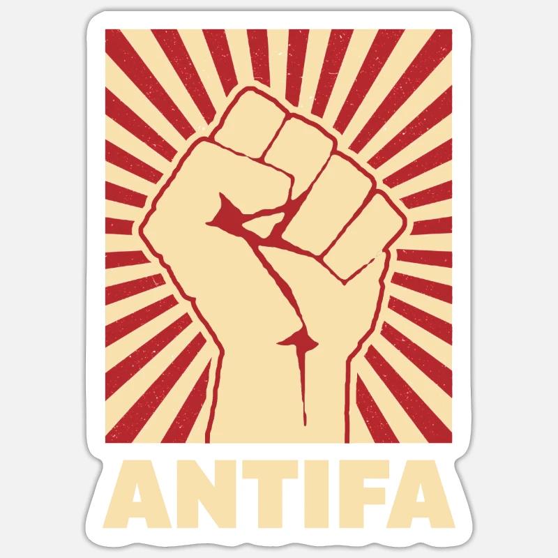 Antifa Sticker size S (10 x 10 cm)