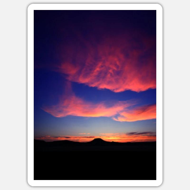 Abendrot Sticker Größe S (10 x 10 cm)