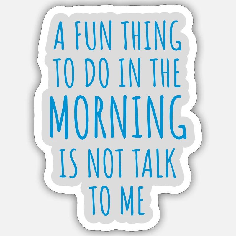 ne me parle pas Sticker taille S (10 x 10 cm)