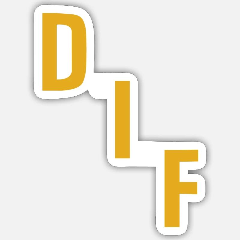 Degerfors - Sticker Größe S (10 x 10 cm) - Mattweiß