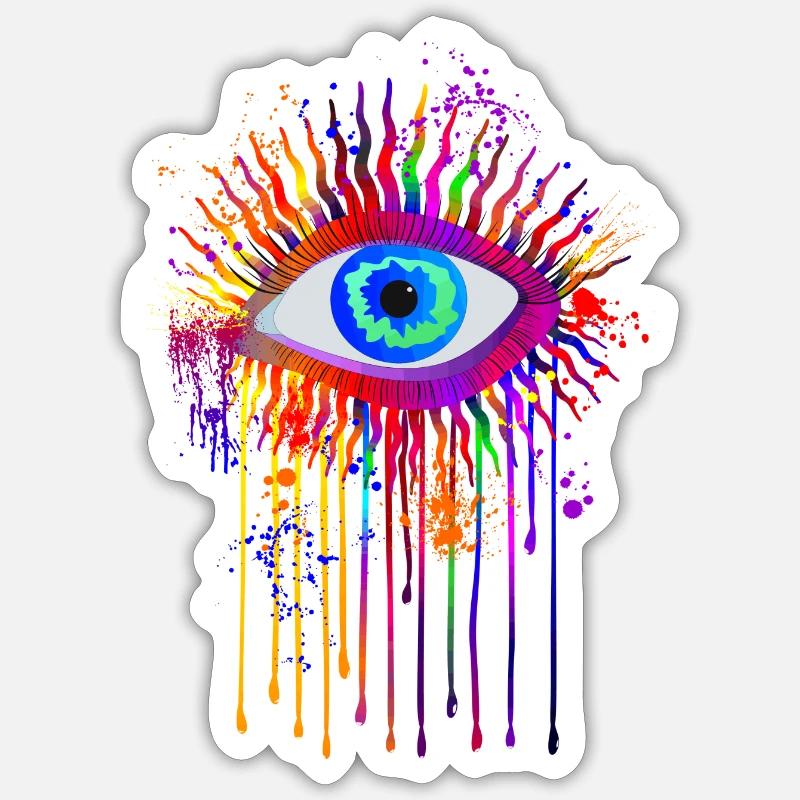 oeil Sticker taille S (10 x 10 cm)