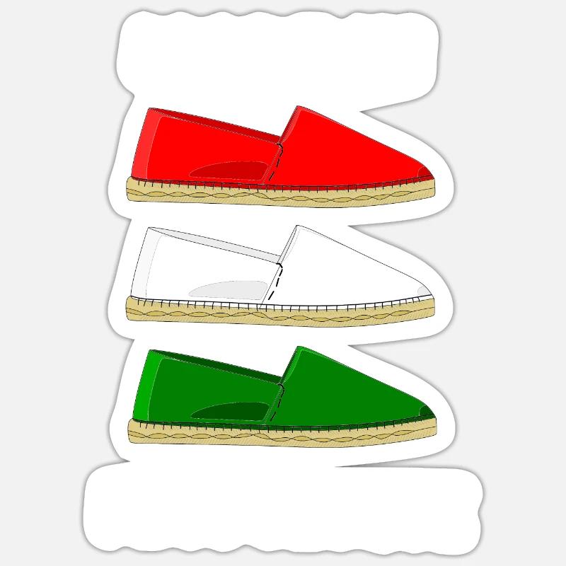 ESPADRILLES DU PAYS BASQUE Sticker taille S (10 x 10 cm)