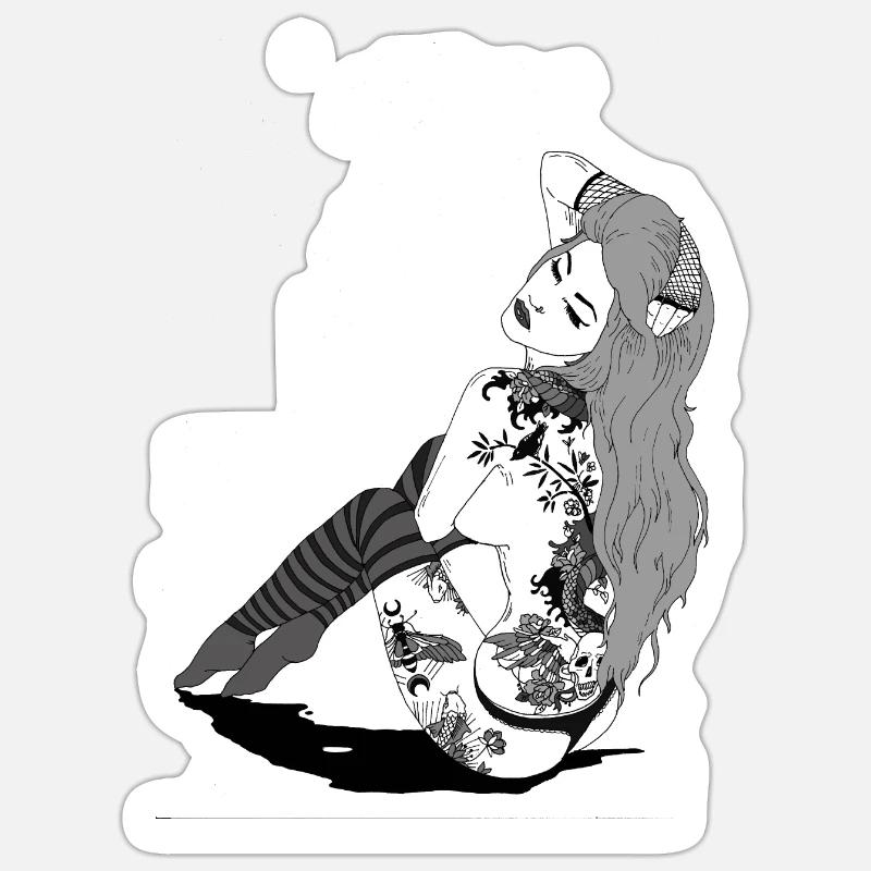 882EB5CC 391F 4E34 A595 06EB4ADAD40E - Sticker Größe S (10 x 10 cm) - Mattweiß
