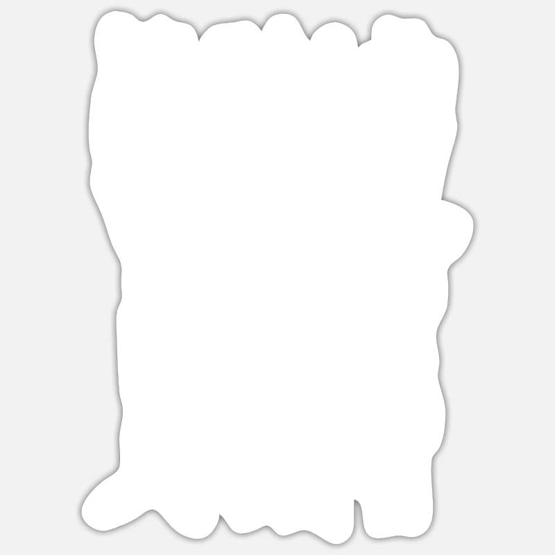 Forest / Trees Structure - Sticker size S (10 x 10 cm) - white matte