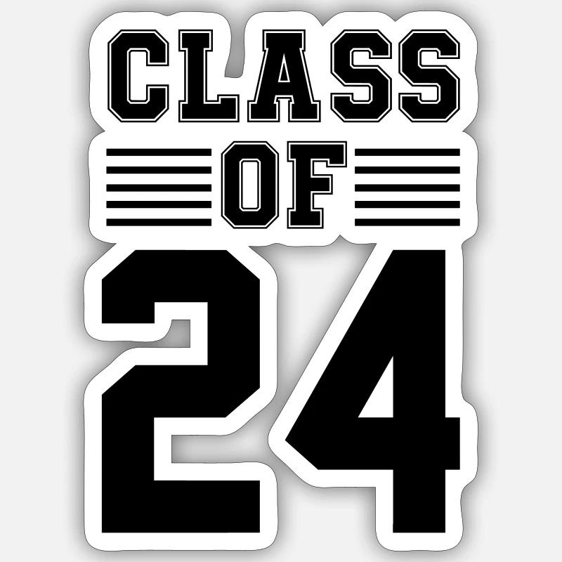 Classe de 24 Sticker taille S (10 x 10 cm)