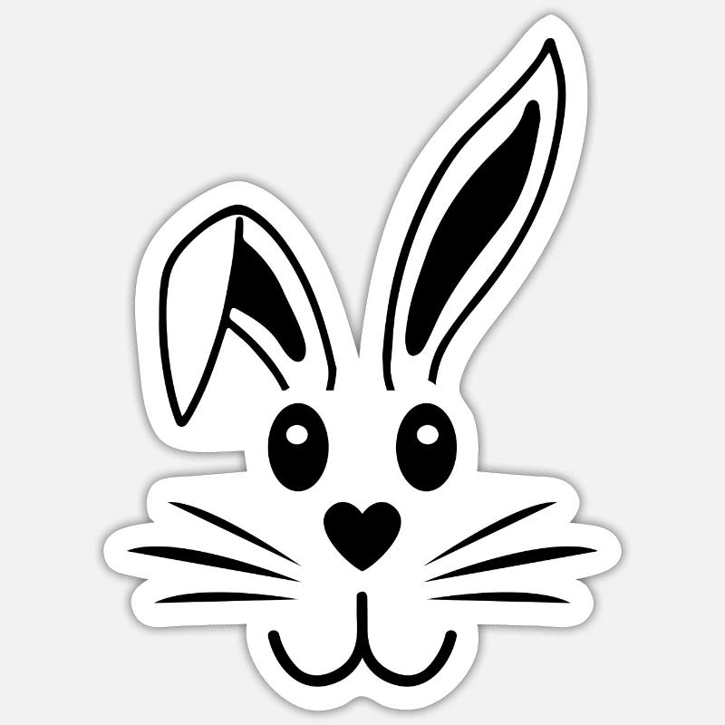 Happy Easter Sticker Größe S (10 x 10 cm)