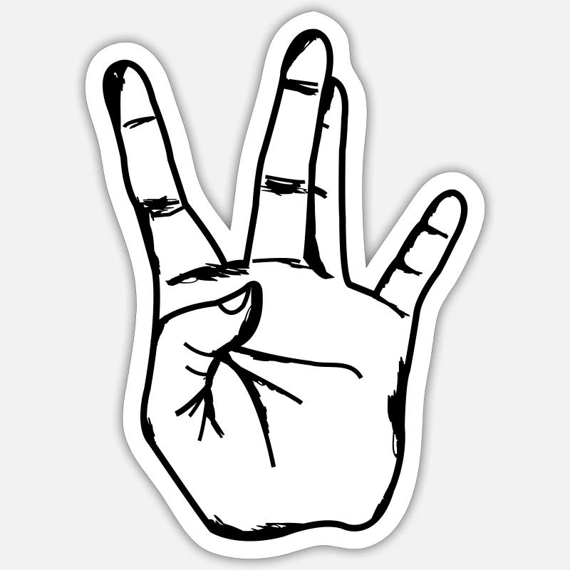 Côte Ouest Sticker taille S (10 x 10 cm)