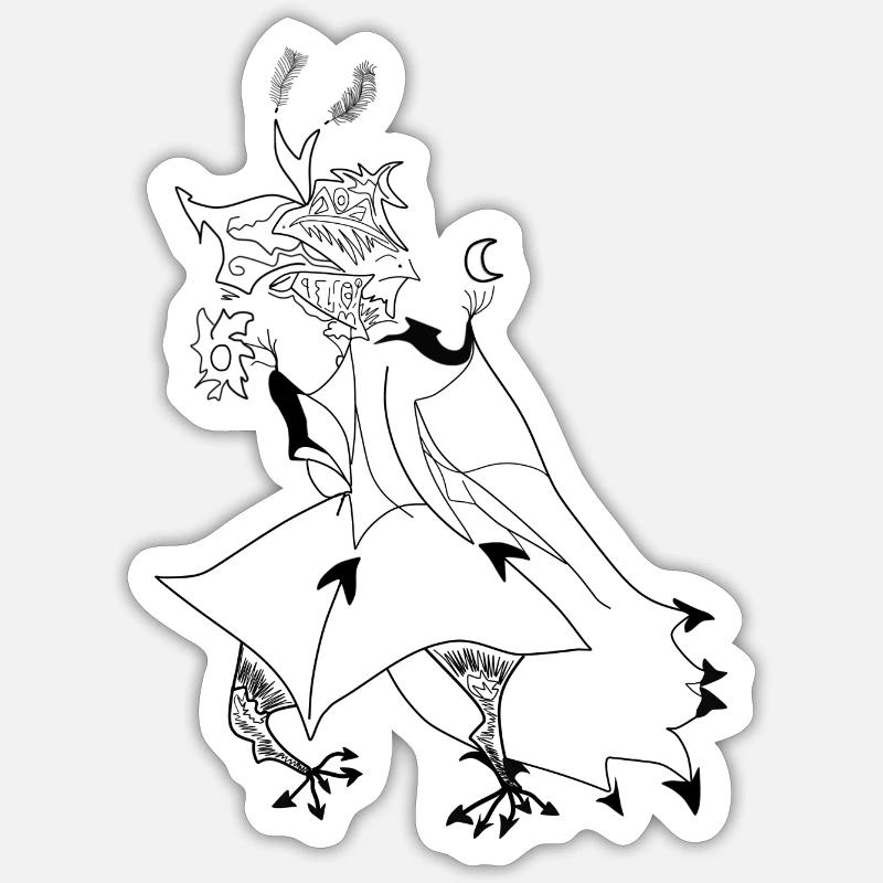 Sticker Größe S (10 x 10 cm) - 