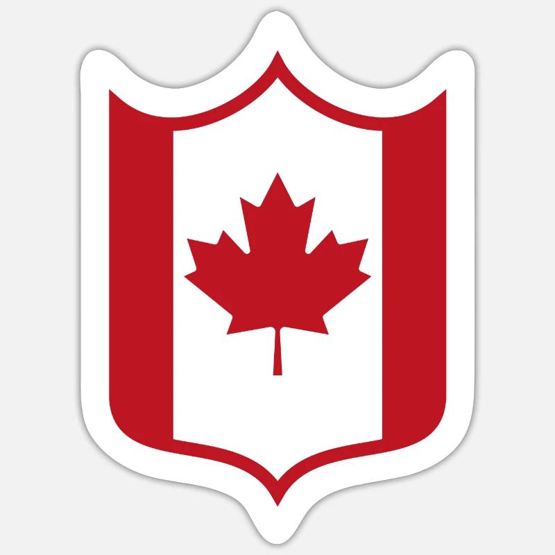 Kanada Wappen Sticker Größe S (10 x 10 cm)