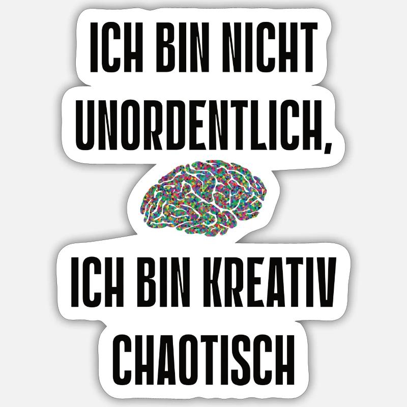 Spruch 6 - Sticker Größe S (10 x 10 cm) - Mattweiß