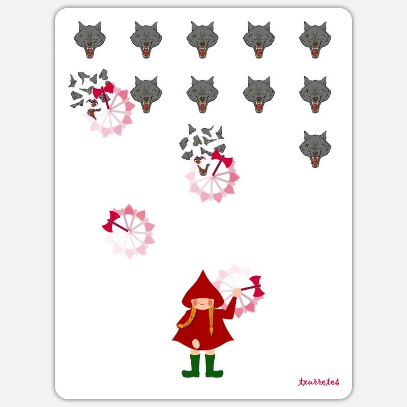 Sticker Größe S (10 x 10 cm) - 