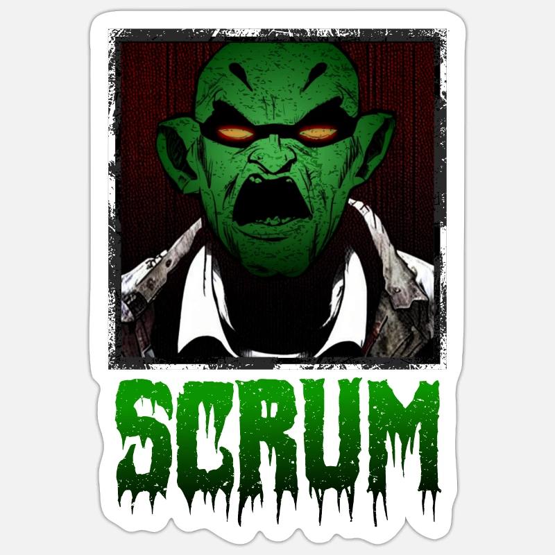 Scrum Sticker size S (10 x 10 cm)