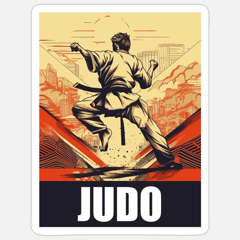 Début du combat Sticker taille S (10 x 10 cm)