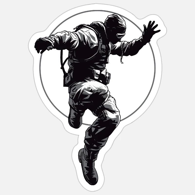 Intervention rapide Sticker taille S (10 x 10 cm)