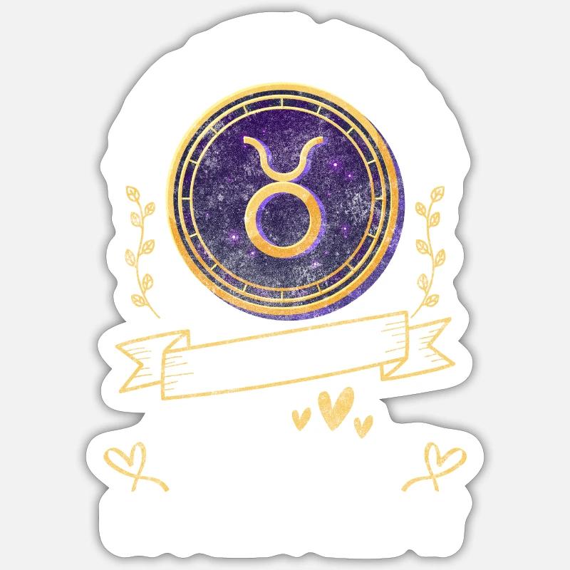 Zodiaque élément zodiaque - Sticker taille S (10 x 10 cm) - blanc mat