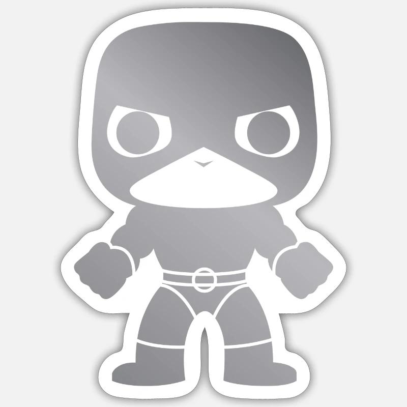 EUMAKE B2 1 - Sticker Größe S (10 x 10 cm) - Mattweiß