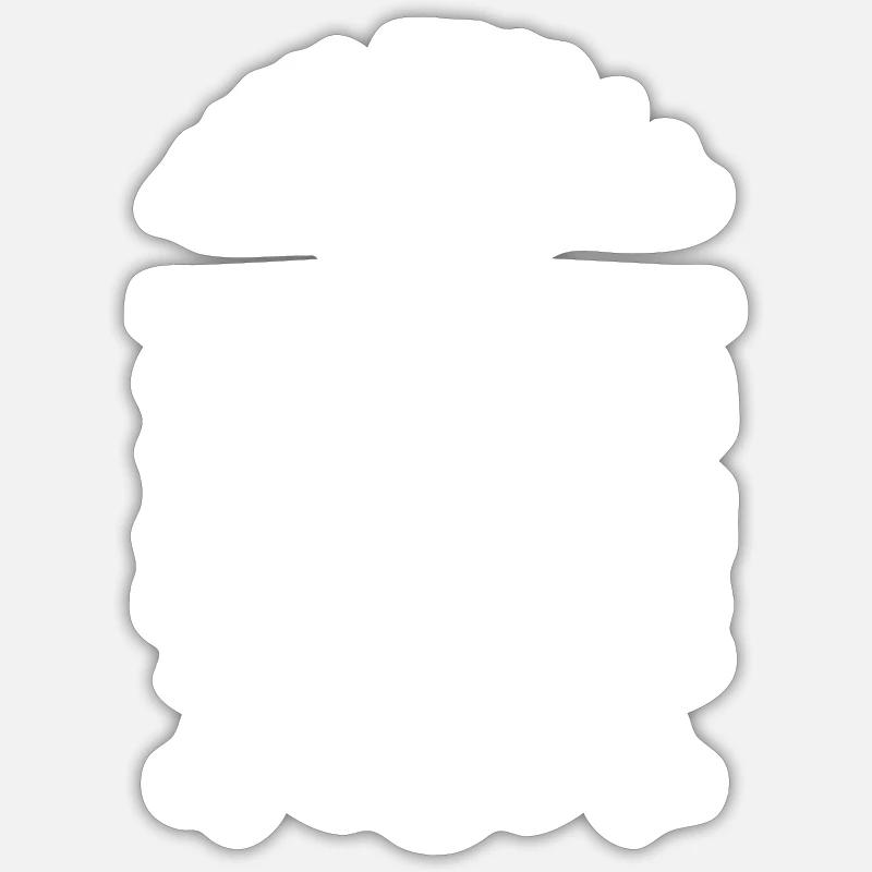 Backen Brötchen Cupcake Sticker Größe S (10 x 10 cm)