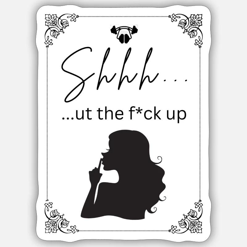 Sticker Größe S (10 x 10 cm) - 