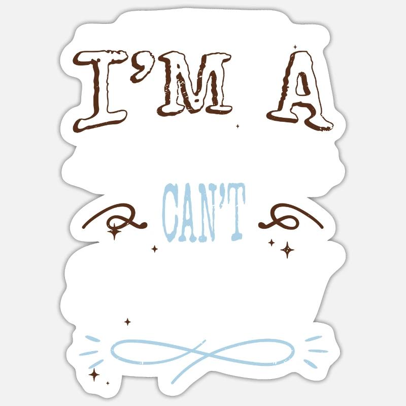 present gift idea golfclock golfing funnygolfgift Sticker Größe S (10 x 10 cm)