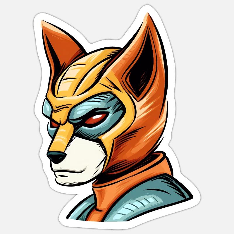 Superfox Sticker size S (10 x 10 cm)