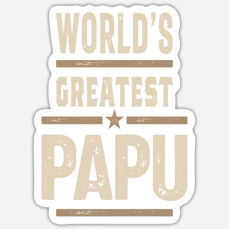 Greatest Papu - Sticker size S (10 x 10 cm) - white matte