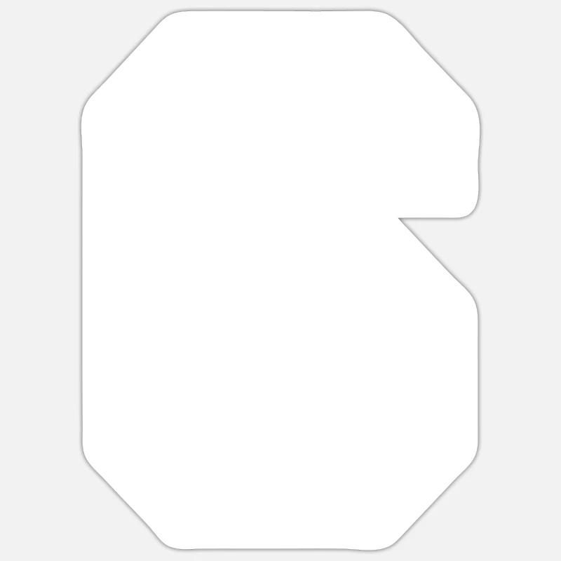 6 - Sticker size S (10 x 10 cm) - white matte