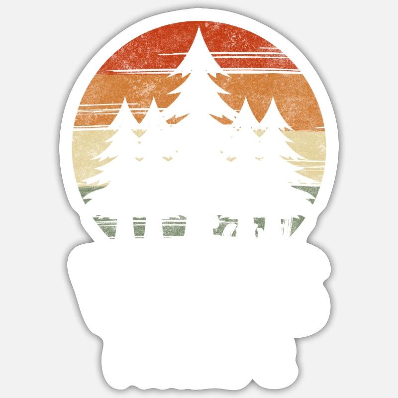 Tree Planet Hunter Sticker taille S (10 x 10 cm)