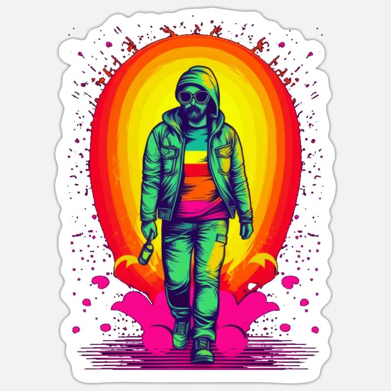 Sticker taille S (10 x 10 cm) - 