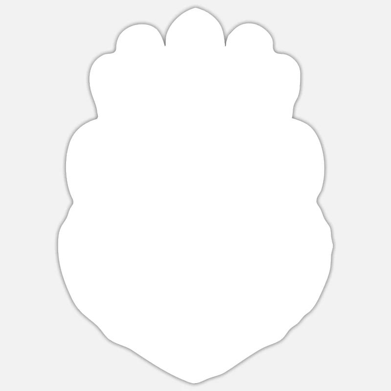 Monkey Monkey Monkey Face Jungle - Sticker size S (10 x 10 cm) - white matte