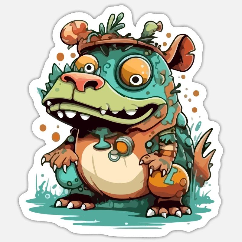 Balk le streum - Sticker taille S (10 x 10 cm) - blanc mat
