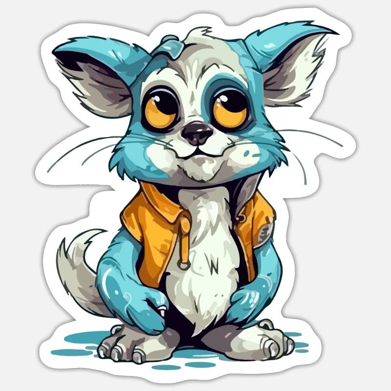 Libo le streum - Sticker Größe S (10 x 10 cm) - Mattweiß