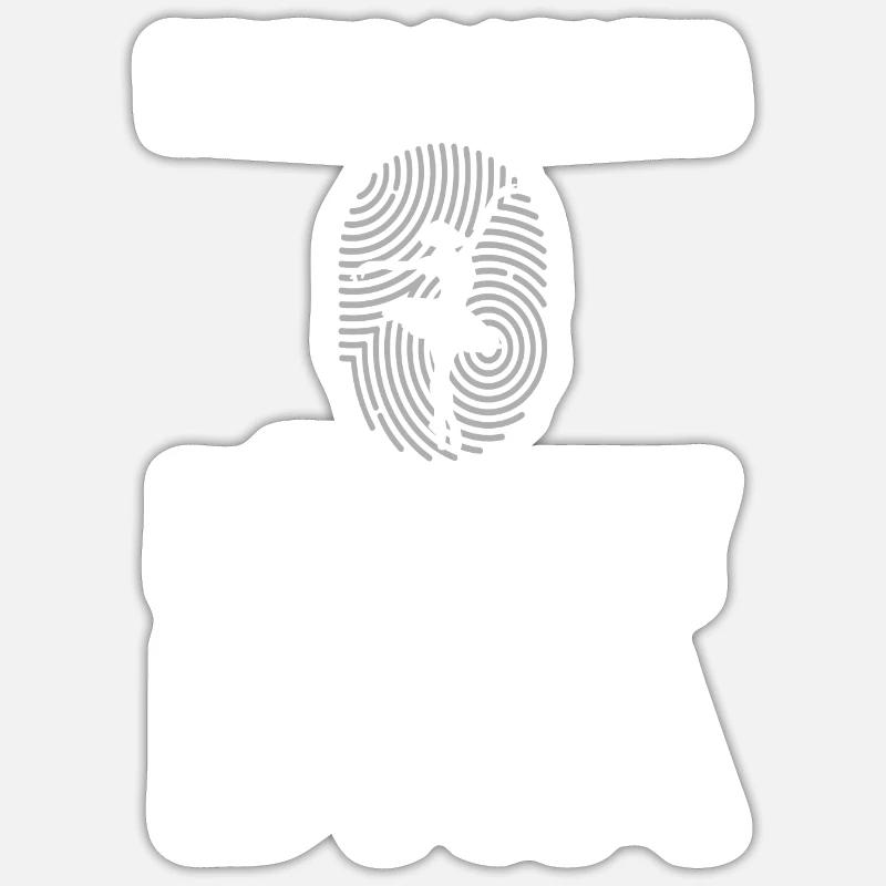 Dancing Dance Music - Sticker size S (10 x 10 cm) - white matte