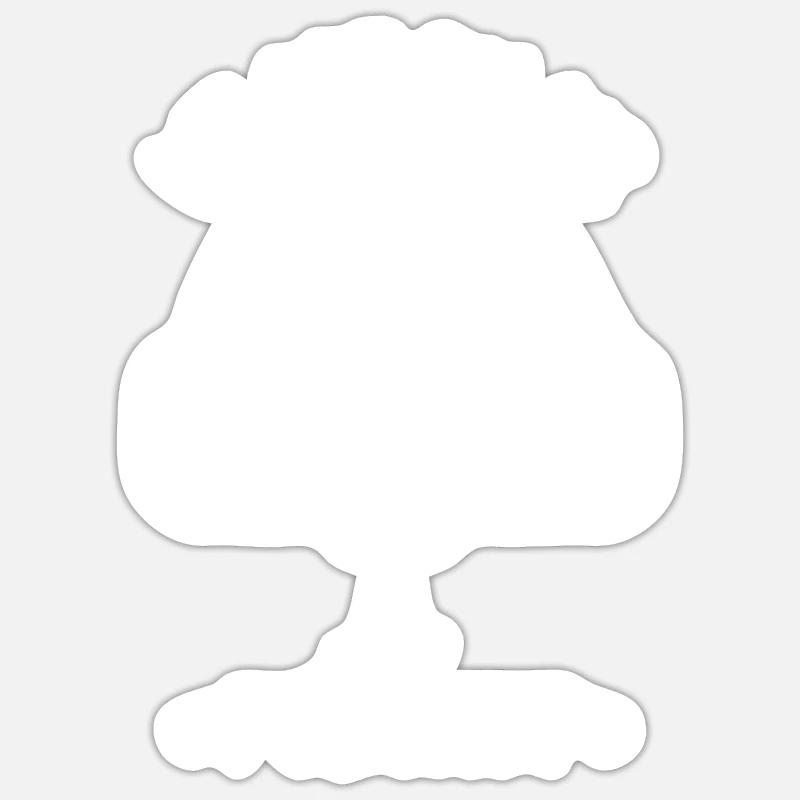 Diffusion de casque de podcast Sticker taille S (10 x 10 cm)