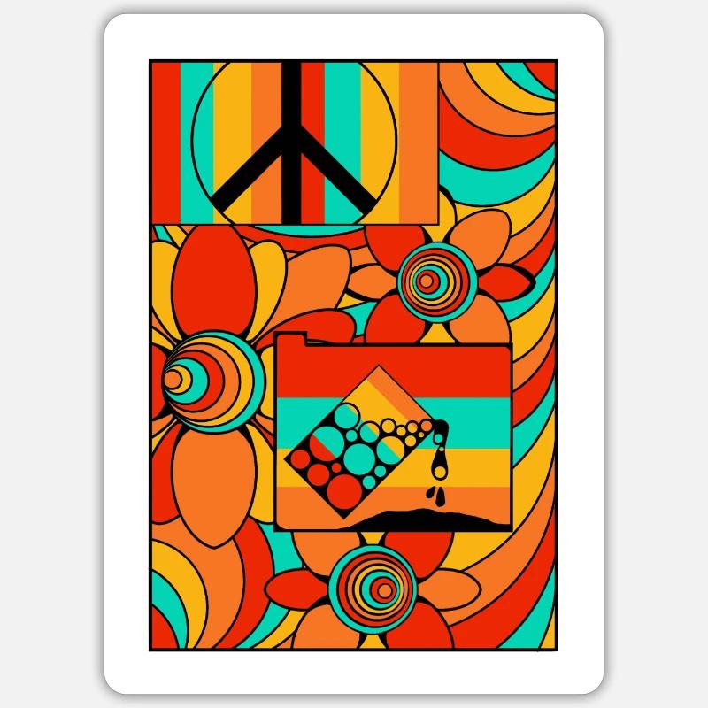 Ravebow Sticker size S (10 x 10 cm)