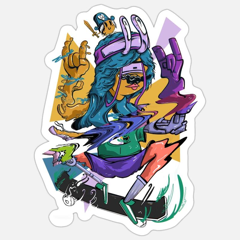 Sticker taille S (10 x 10 cm) - 
