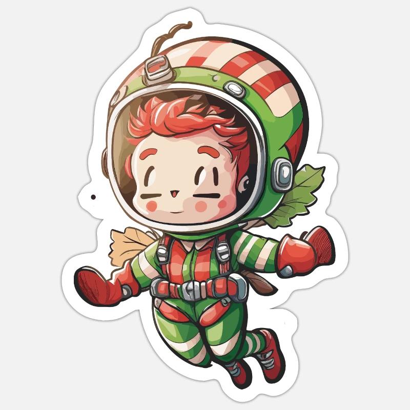 Himmelhohe Äpfel - Sticker Größe S (10 x 10 cm) - Mattweiß