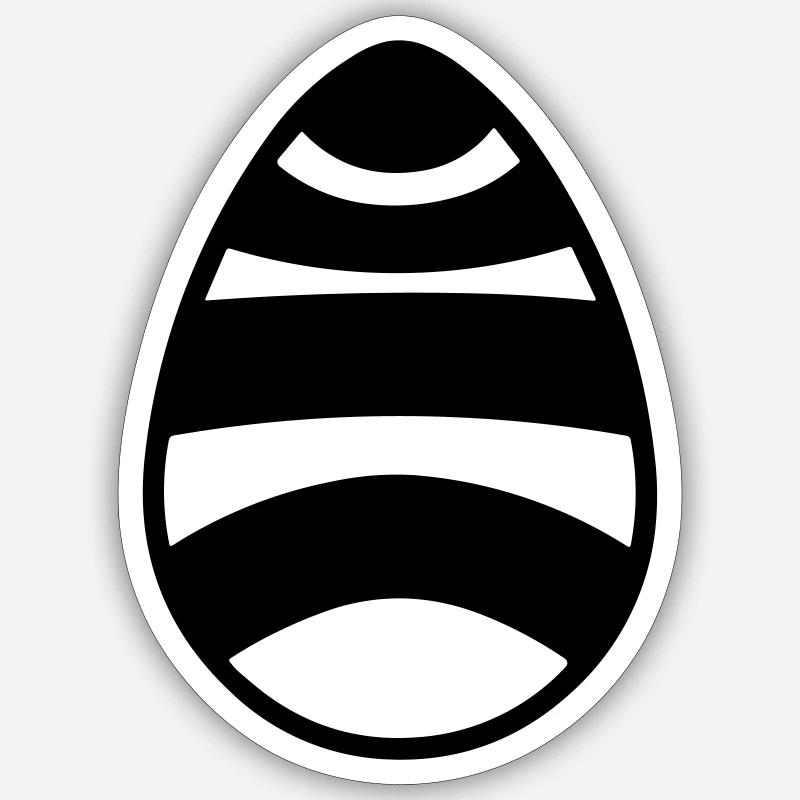 Easter egg Sticker size S (10 x 10 cm)