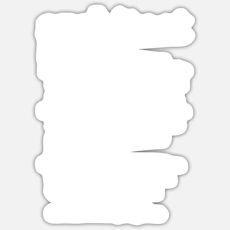 architecte agréé - Sticker taille S (10 x 10 cm) - blanc mat