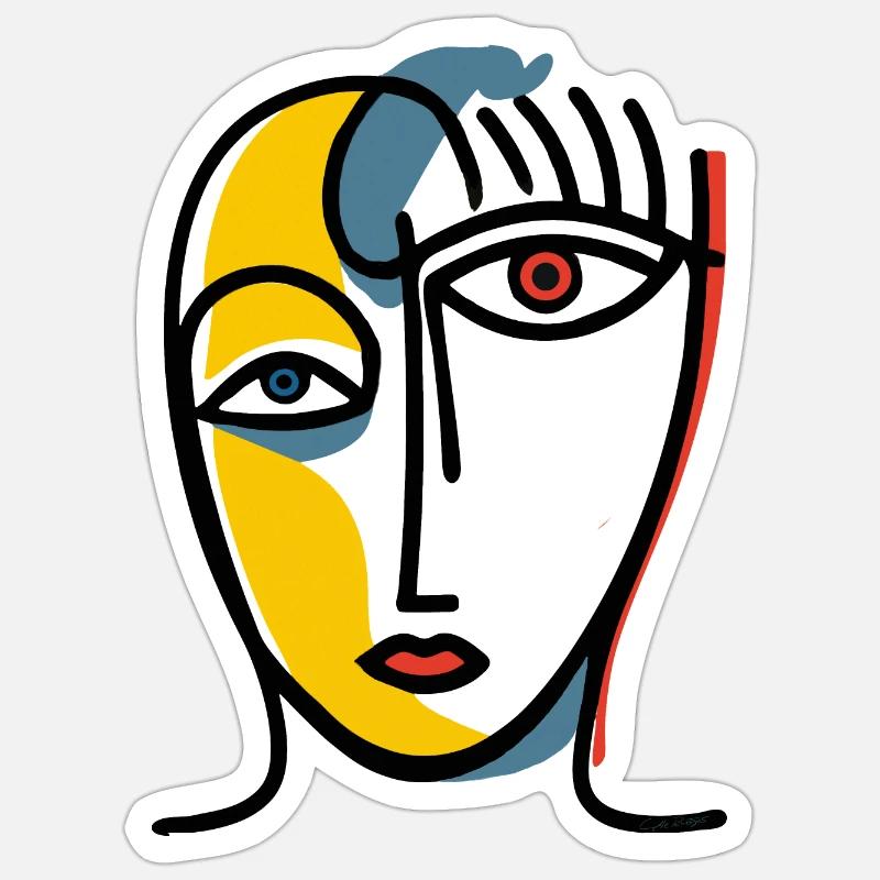 Blick Sticker Größe S (10 x 10 cm)