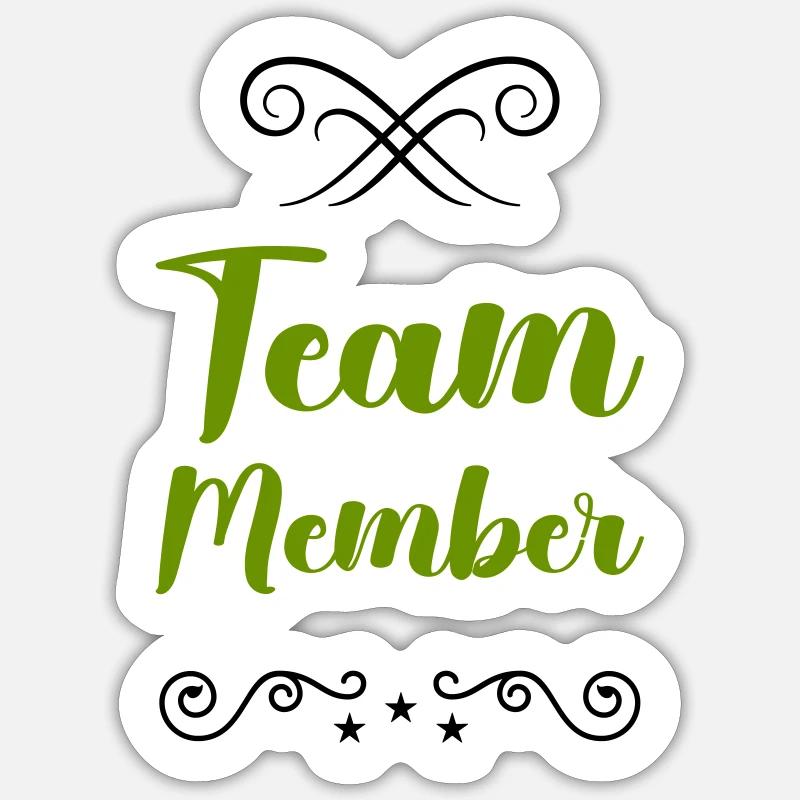Équipier - Sticker taille S (10 x 10 cm) - blanc mat