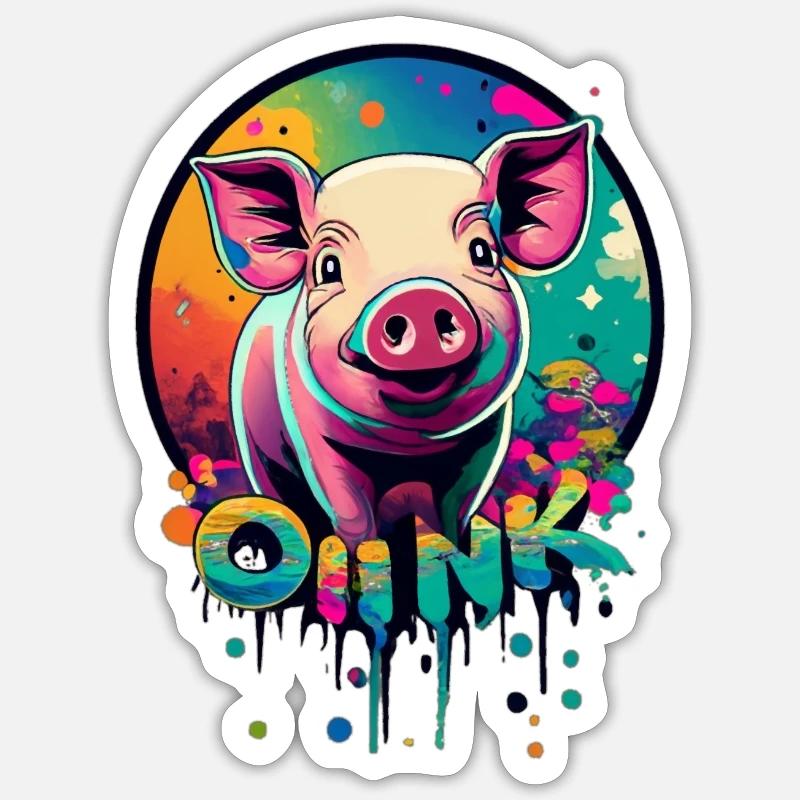 Sticker taille S (10 x 10 cm) - 