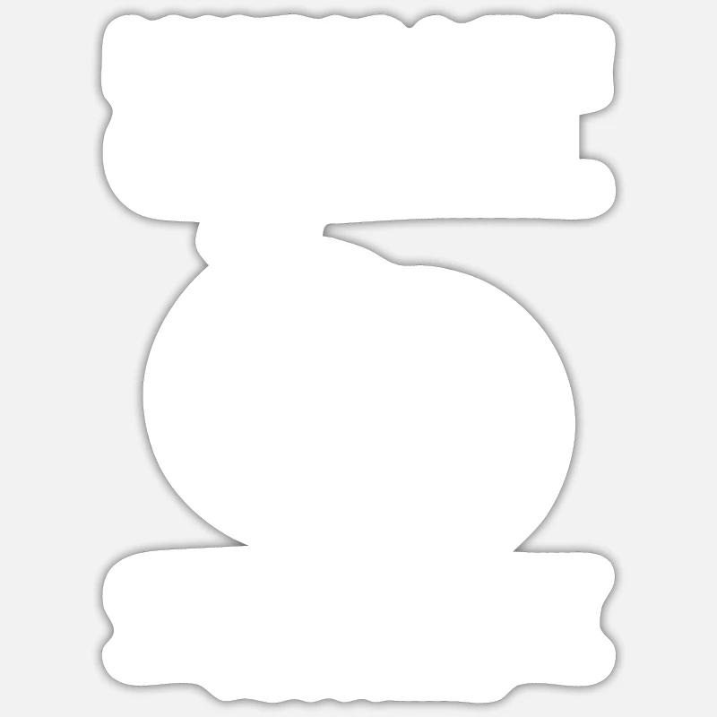 Trauungsleiter - Sticker Größe S (10 x 10 cm) - Mattweiß