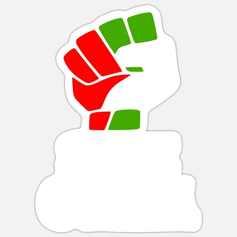 Save gaza - Sticker Größe S (10 x 10 cm) - Mattweiß