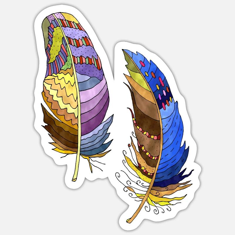 Pen - Sticker size S (10 x 10 cm) - white matte