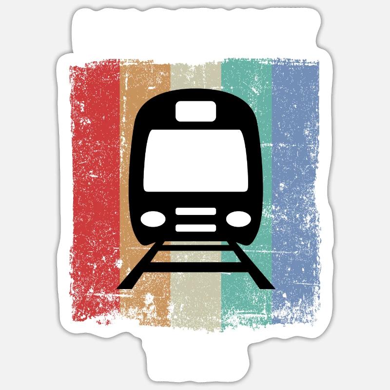 Train Railway Railroad Worker Trains Train Driver Sticker size S (10 x 10 cm)