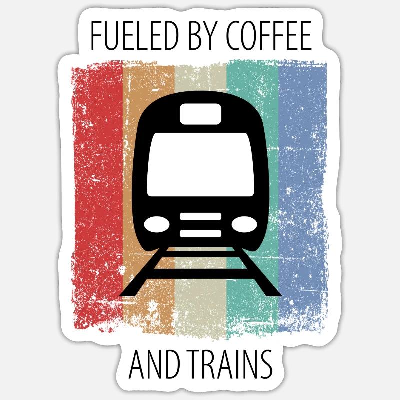 Train Railway Railroad Worker Trains Train Driver Sticker size S (10 x 10 cm)