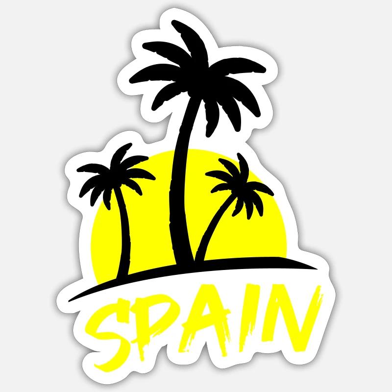 spain - Sticker Größe S (10 x 10 cm) - Mattweiß